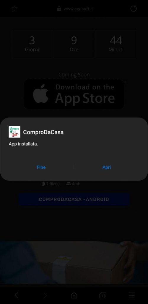 Step08-Installazione completata